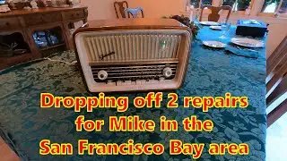 Dropping off repairs to a long time subscriber in the San Francisco Bay Area (& getting to-go food)