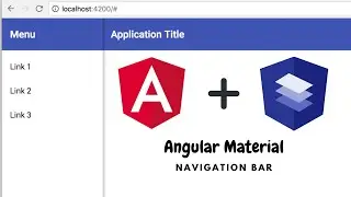 Angular Material | Navigation Bar | Angular 8