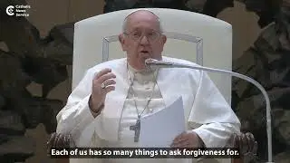 Pope: Never tire of asking God's forgiveness