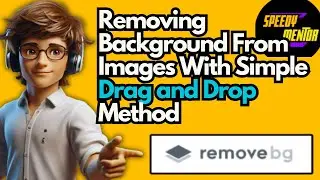 How to remove image background with simple drag and drop method #techtips #backgroundremover