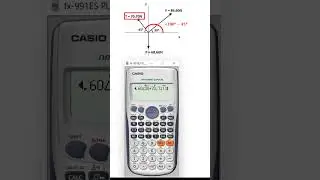 How to Find resultant of con-current & co-planer forces using calculator Engineers Academy 