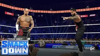 WWE 2K24 ANT KUYKENDALL VS SOLO SIKOA W/ JIMMY USO - REMATCH + TREYBAILE SAVES ANT [SMACKDOWN]