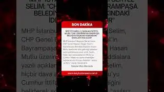 MHP İstanbul İl Başkanı Sertel Selim’den CHP’ye Sert Yanıt!