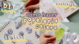 Make your own stationery ✄ Easy and pretty! NO PRINTING! DIY homemade stationery ⭐️