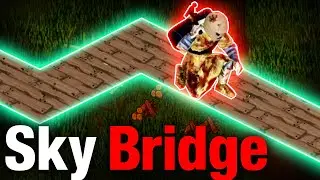 Building The Sky BRIDGE | Project Zomboid Boxfort Challenge #4