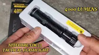 NITECORE EDC33 TACTICAL EDC FLASHLIGHT 4000 LUMENS