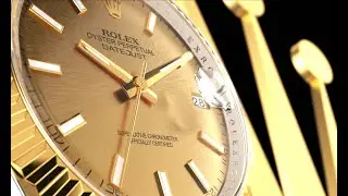 Light, Sound and Elegance Rolex Datejust 41 Product Animation
