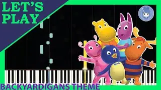 Backyardigans Main Theme [Synthesia Piano Tutorial - Let's Play]
