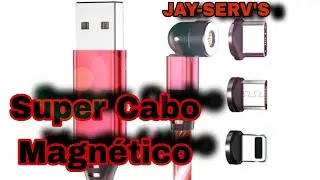 Super Cabo Magnético Carregamento & Inteligente Transferência de Dados.