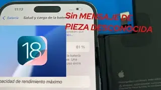 CAMBIAR BATERÍA IPHONE 14 PRO MAX /IOS 18/ sin poner mensaje desconocido ,nueva manera fácil !