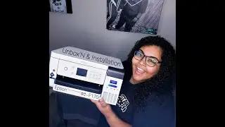 Epson SC-F170!!! Our BRAND NEW sublimation printer! Unbox'N & Install video (color POP sub ink fill)