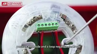 How to wire the addressable strobe sounder base D120 with FP200 addressable fire alarm control panel