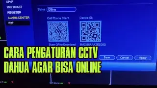 Cara Mengaktfikan P2P Cctv Dahua Supaya Bisa Online