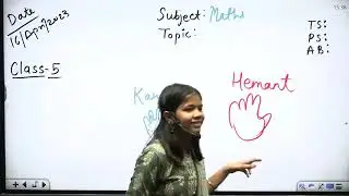 KVS PRT DEMO TEACHING PRACTICE CLASS 1
