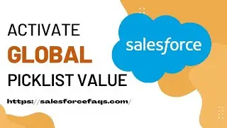 Activate Global Picklist Value in Salesforce | Re-Activate Global Picklist Value in Salesforce
