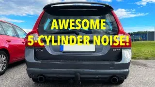 Volvo V70 R-Design 2.5FT Pure 5 Cylinder Sound