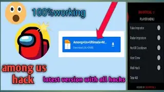 Among us hack - ultra mod menu crewmate can vent -100% | Target Gem Yt |