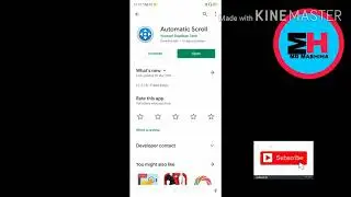 Auto scroll down application