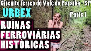 Ruínas Ferroviárias Históricas do Vale do Paraíba SP.