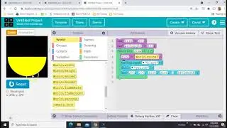 Reactive Arc in Game Lab on Code.org