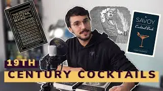 Classic Cocktails | Trying 3 Cocktails recipes from an Old Cocktail Book from 1900