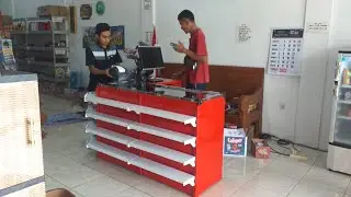 Meja Kasir Shelving Lokal | Jaya Ritelindo Rak Minimarket