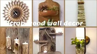 scrap Wood wall décor and scrap wood wall art ideas #wooden wall art for bedroom