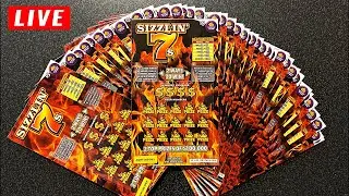 $250 FULL BOOK 50x Sizzlin 7’s Australian Scratch Tickets!!