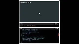 HTML | CSS | Loader Animation | Interactive Component | UI design | 
