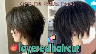 Layered Haircut✁ TUTORIAL [step by step]✧ NuevaTendencia2024