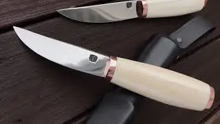 Puukko Knife Handle out of Walrus Tusk