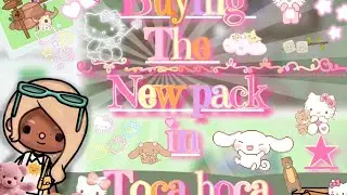 BUYING THE NEW PACK⛺️ |Toca Boca🌎| | with voice🔊| welcome to Paris🎀🫶🏾⛺️￼
