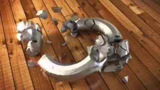 Cycles Test 13 - Cell Fracture Elipsoid (Blender 2.6)