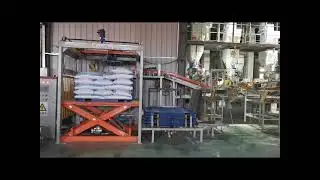 300-500 bags per hour use in animal feed line or others cement factory cheap palletizer machine