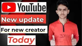 Youtube new update for new creator's😱😲|| youtube new options youtube 😊||by 