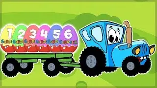 Учим овощи c Машинкой🔴Яйца с сюрпризом 🔴Развивающий мультик 🔴