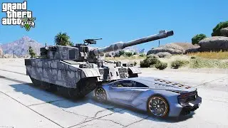GTA 5 - Tank Vs Cars