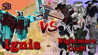 Ignis (L_Ender's Cataclysm) vs Nightmare Craft (with 1000000hp) | Minecraft Mob Battle