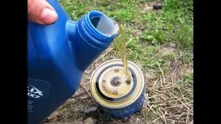 замена масла в двигателе лада калина