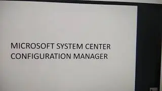 Microsoft SCCM Knowledge