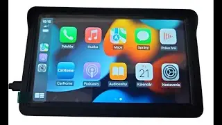 Monitor 7" s Apple CarPlay, Android auto, Bluetooth, USB, SD, FM