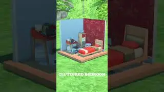 CLUTTERED BEDROOM🛏️| The Sims 4 | 