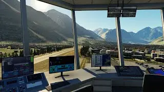 X-PLANE 12 SUNNY DEFAULT CESSNA LANDING AT GILGIT OPGT PAKISTAN | AUTOORTHO + X-WORLD SCENERY