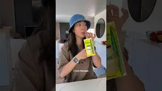 Korean banana milk im 1-minute 🍌🥛