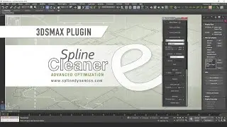 Spline Cleaner for 3ds Max: Clean & Optimize Thousands of Splines Instantly