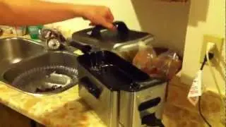 ICE CUBE IN A DEEP FRYER