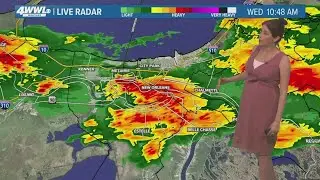 Weather Impact Alert Day: Storms moving through New Orleans Metro
