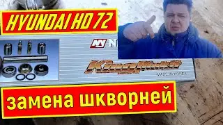 Замена Шкворней на Hyundai HD 72 . Ремонт Тормозов