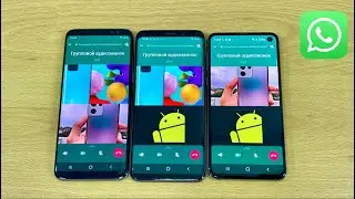 WhatsApp incoming Call 3 Samsung Galaxy S10 S9 S8