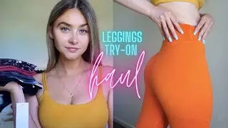 ASMR Workout Leggings Try-On Haul | AXESEA